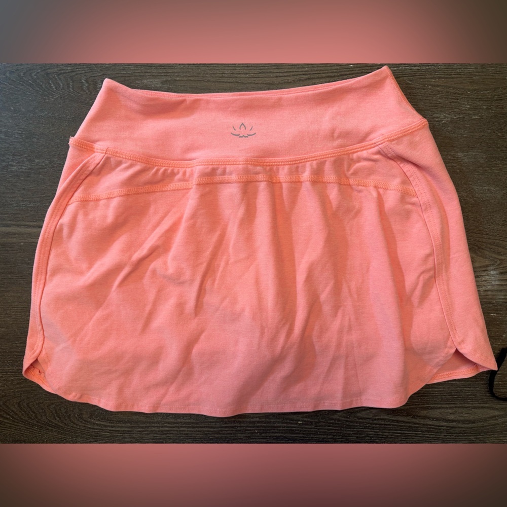 NWOT Beyond Yoga Spacedye Movement Electric Peach Heather Skort Size XS SKU:30 - Picture 10 of 12